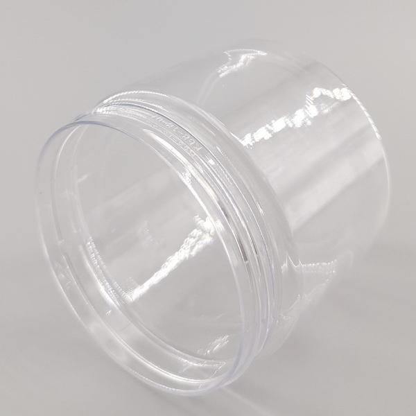 Frascos plásticos superiores do parafuso transparente do armazenamento 5.3oz do petisco da cápsula do alimento