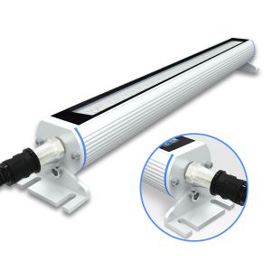 Luces de trabajo para máquinas CNC de aluminio, vidrio templado, IP68, 300 mm, 400 mm, 600 mm
