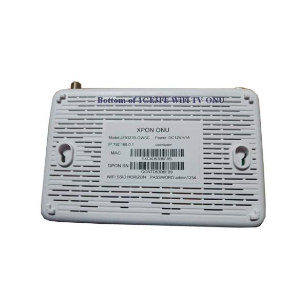 Single Fiber Dual Mode WiFi Router XPON ONU With TV Port
