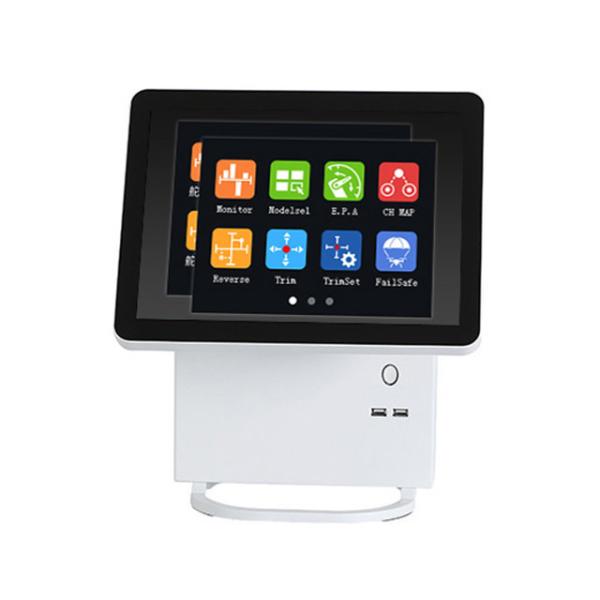 White Color Restaurant Pos System 1024 X 768 Pixels And 400 CD/㎡ Brightness