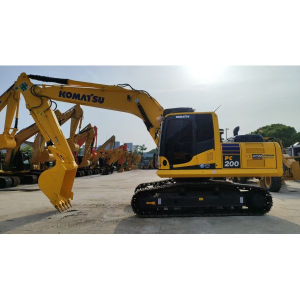 20 Ton Original Japan Used Komatsu PC200-8 hydraulic Crawler Excavator