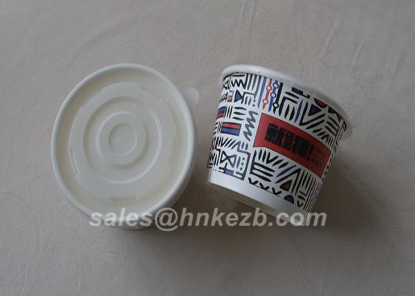 Unfolded 12oz Disposable Paper Cups Single / Double / Ripple Wall For Ice Cream