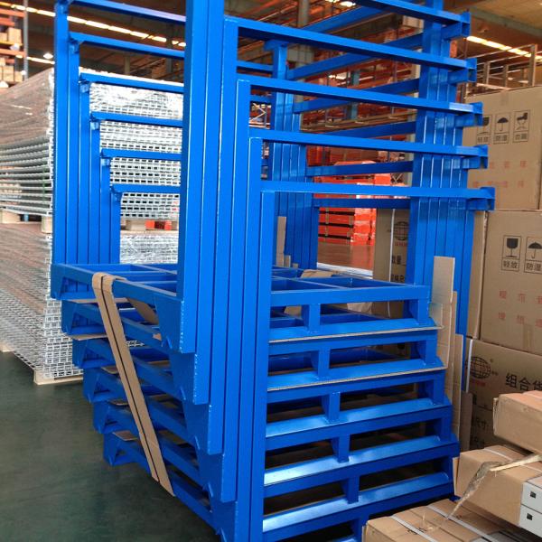 Heavy Duty Stackable Pallet Racks Customized Warehouse Stackable Steel Storage Racks