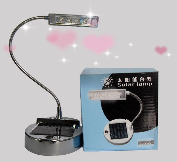 Long working life 80mAh / 5.5V solar powered led lamp with 6 - 8 hours working time