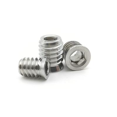 Porca de aço inoxidável M5 M6 M8 da inserção com a porca da inserção da mobília da flange