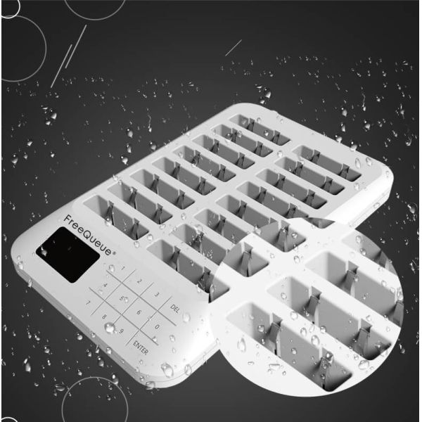 Новый дизайн 800 метров беспроводной системы звонков на большие расстояния с 16 пейджерами для ресторана