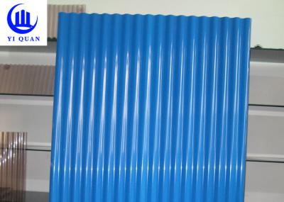 O Pvc corrugado impermeável do material de construção almofada/folha telhando plástico matizado