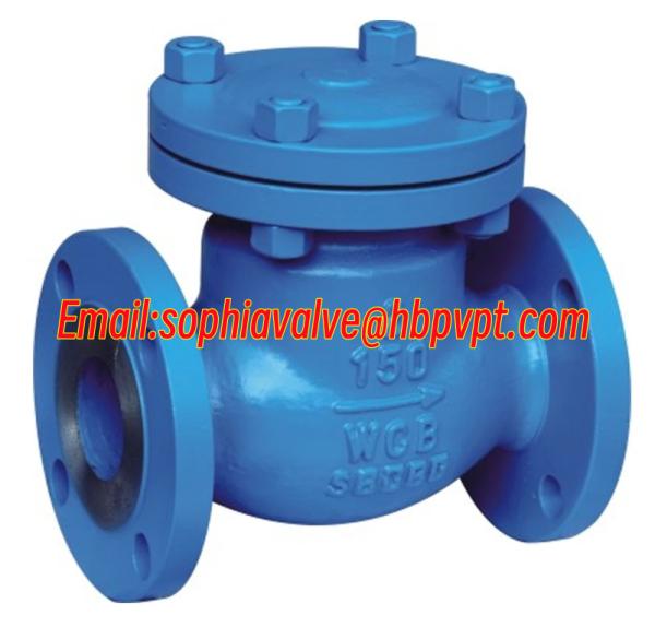 150LB WCB ANSI flanged metal seal cast steel check valve