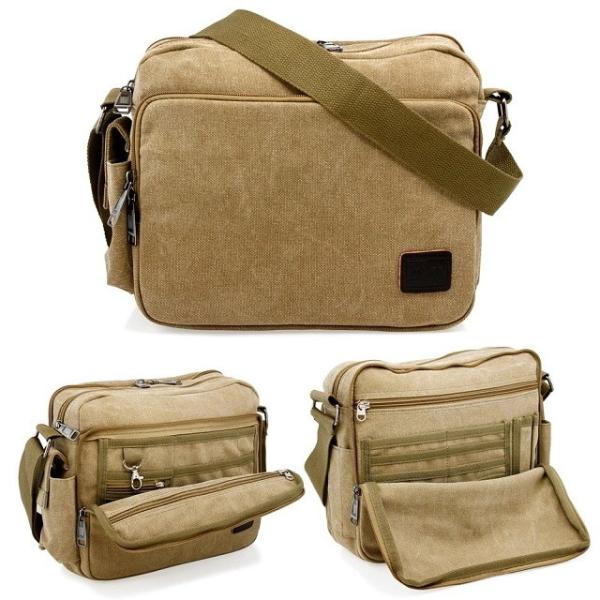 Recycled  Tactical Gearonic Messenger Bag Soft Modern  BSCI SEDEX 4 PILLAR