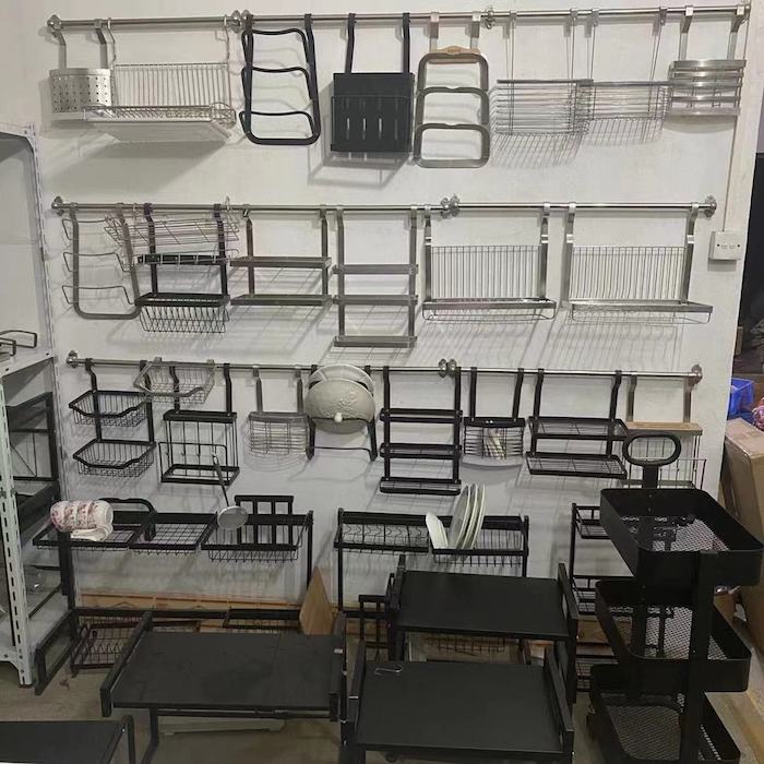 412*266*555mm Drainer блюда нержавеющей стали 3 ярусов/стеллаж для просушки блюда металла