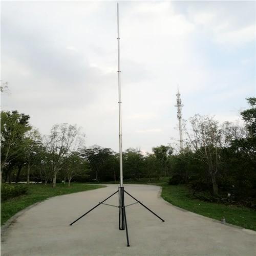 Mastro de alumínio 40ft de encurtamento secional da antena de Wifi