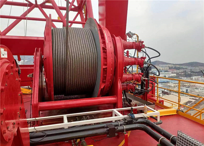 Lebus Grooved Winch Drum Стальной материал Пропускная способность проволоки 50-10000 мм