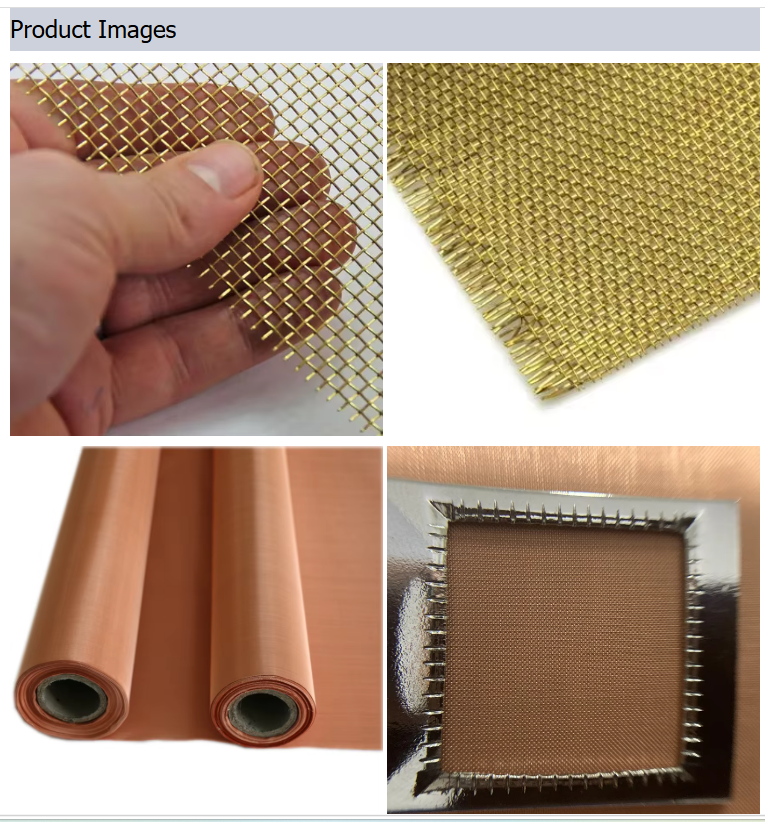 Wholesale Copper Wire Mesh 8-120 Mesh with 0.10-0.80mm Wire Diameter for Industrial Filtration Applications