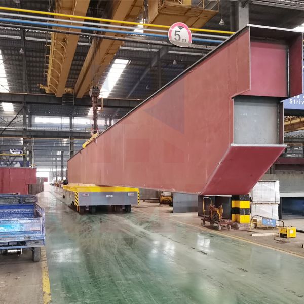 50 Tons Hydraulic Steering Trackless Electric Transfer Cart