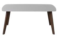 1600*850mm Ceramic  Top  Dining Table With Fixed Type Wooden  Leg