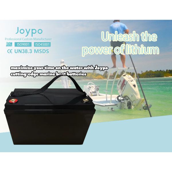 12V LiFePO4 Bass Boat Trolling Motor Batteries 50Ah 6000 Cycles Long Life