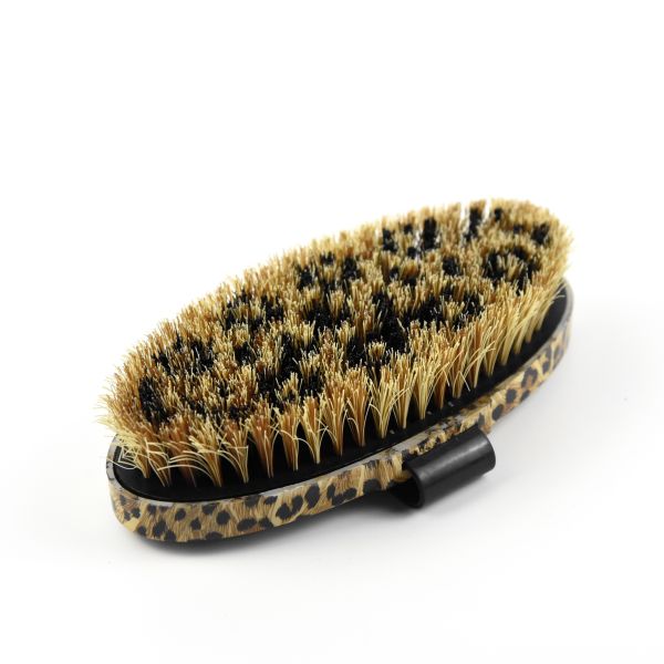 Custom Pattern Personalized Horse Brushes Plastic 10*5cm With PVC Ribbon