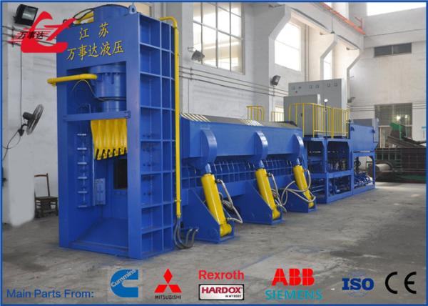 Prensa hidráulica Y83Q-6300C da tesoura para os corpos de carro Waste que empacotam a fábrica de aço da tesoura