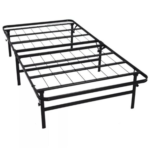 Hotel Folding Metal Bed Frame Tubular Steel metal platform bed frame