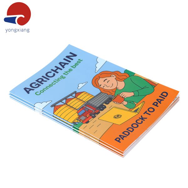 Eco Friendly Custom Colouring Book Printing Black And White Saddle Stitch Book