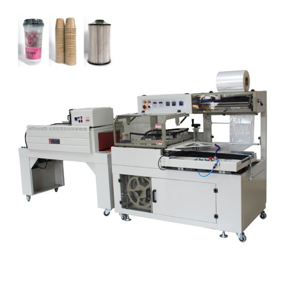 Fruit and Vegetable Tray Stretch Cling Film Shrink Wrapping Packaging Machine Semi Automatic Heating Tunnel Pack Machine