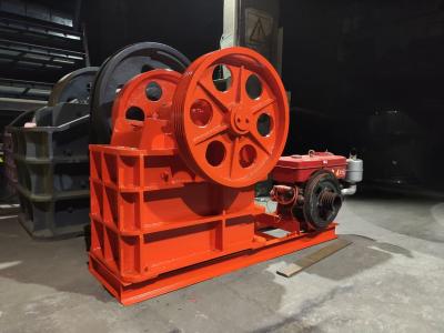 Rocha de pedra Mini Jaw Crusher Machine Single ou pino de madeira dobro