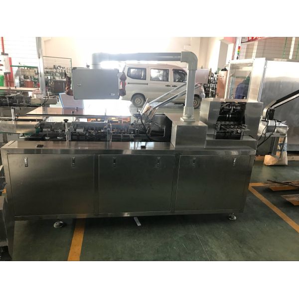 Zh Series Automatic Blister Carton Cartoning Machine Round Bottle Small Box Pharmaceutical