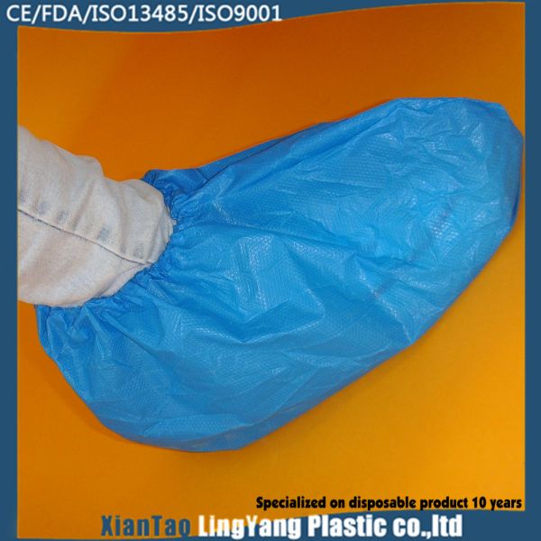 Yellow / Blue Disposable Boot Covers / Surgical Boot Covers Anti Dust Lightweight