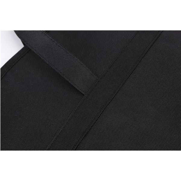 Black 420D Polyester Suit Dress Bag Garment Bag Covers With Zip Closure