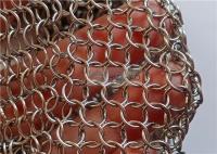 Grillage de soudure 0.8x7mm de cotte de maille d'acier inoxydable utilisés pour des rideaux en diviseur de pièce
