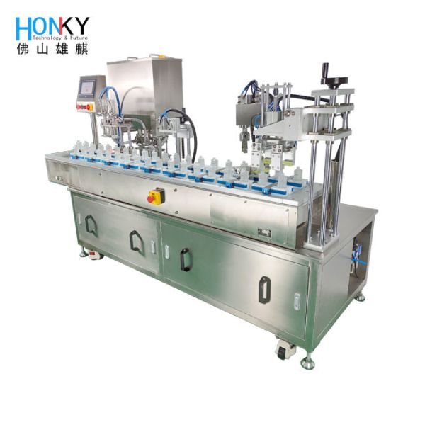 Automatic 2400 BPH Cream Filling And Capping Machine With Ceramic Pump For High Precision Paste Filling