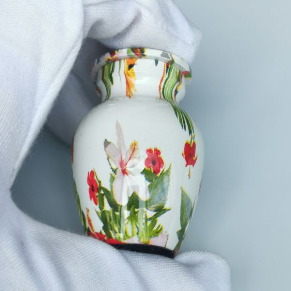 Wholesale Floral Pet Urn Colorful Keepsake for Distributors