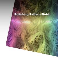 SS 201 304 316 feuille de qualité 3D Texture laser Couleur feuille d'acier inoxydable feuille de métal à motif poli