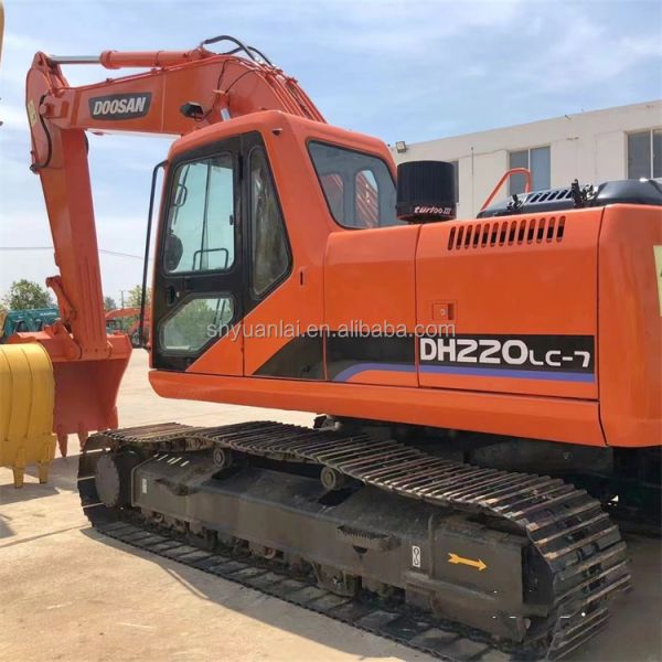 Excavadora de segunda mano DOOSAN DH220LC-7 para triturar excavadoras de mano usadas
