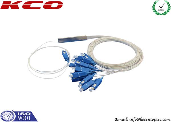 FTTH Passive Optical Splitter Fiber Optic G675A 1x16 / 1*16 Blockless PLC Splitter Low PDL
