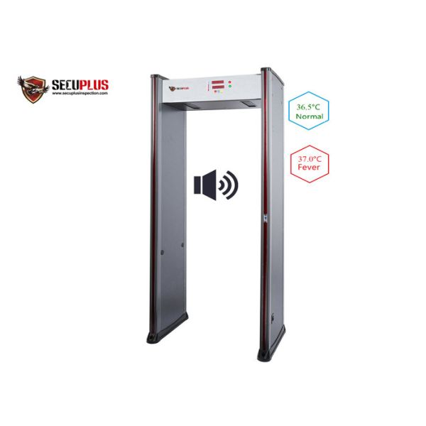 赤外線温度計が付いているMatalの探知器を通る18の地帯の保証歩行