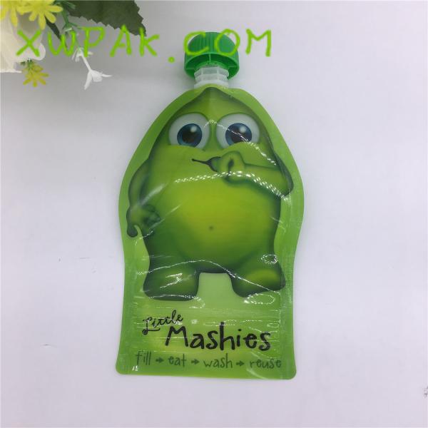 Air Proof Stand Up Liquid Spout Bags , Doy Pack Packaging With Spout Top