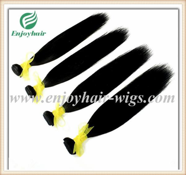 Brazilian 5A virgin remy hair weave ,natural color(can be dye) straight  10''-26''length