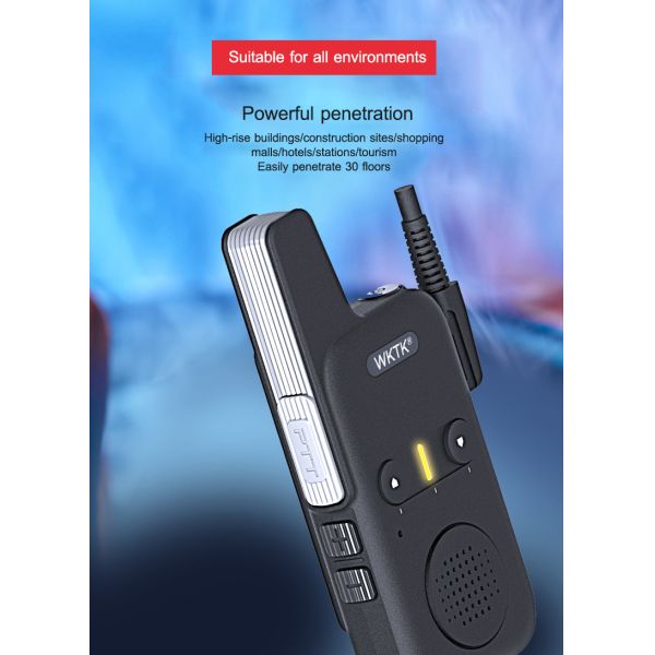 120*50*15MM A20 Handheld Mini Restaurant Walkie Talkie Rechargeable 2 Way RF Power 5W