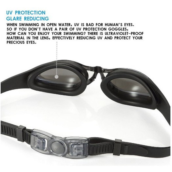 2021 New Swimming Swim Goggles Anti-Fog UV Protection Adjustable Lenses For Men Women