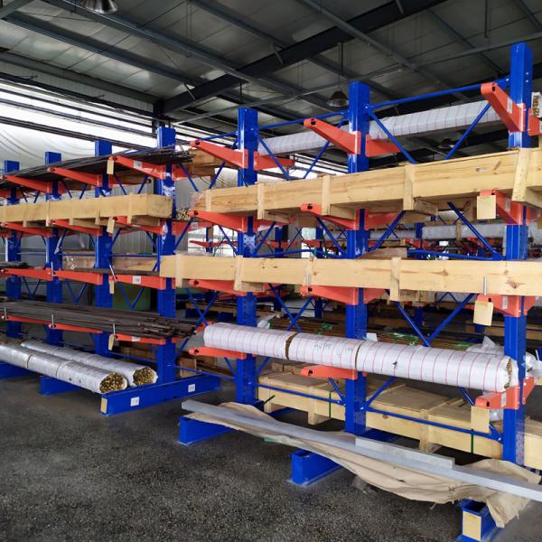 Single Arm 100kg-1000kg Heavy Duty Warehouse Cantilever Racks Industrial Adjustable Cantilever Racking