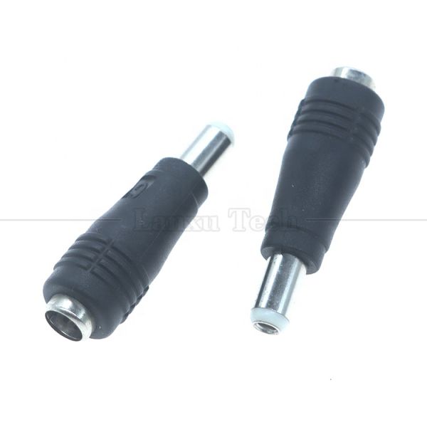 5.5x2.1mm Female to 5.5x2.5mm Plug Male DC Power Barrel Jack Connector Converter Adapter