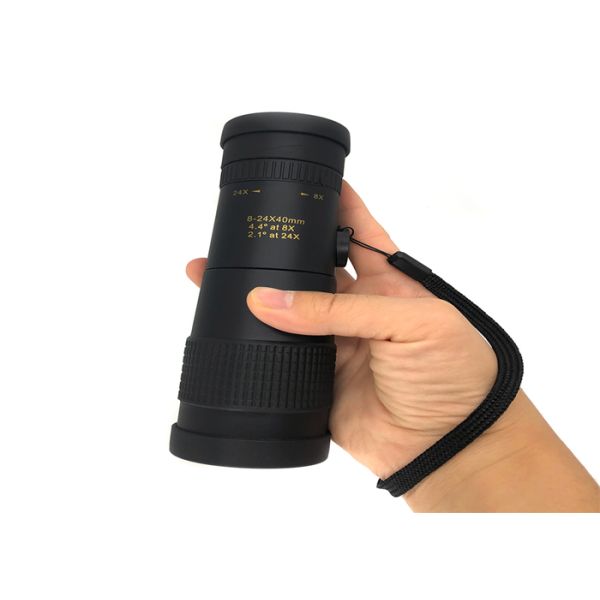 High Power 8-24x40 Zoom Lightspeed Optics Smartphone Monocular Telescope Marine Pocket