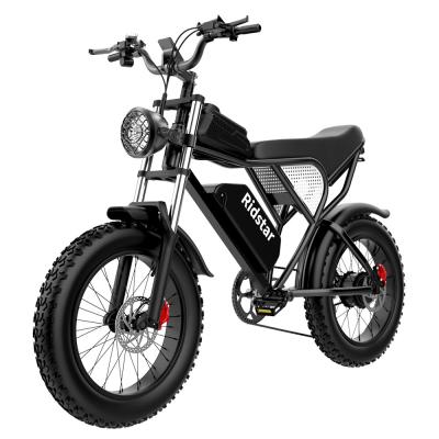 1000W 21.6MPH Full Suspension Electric Mountain Bike