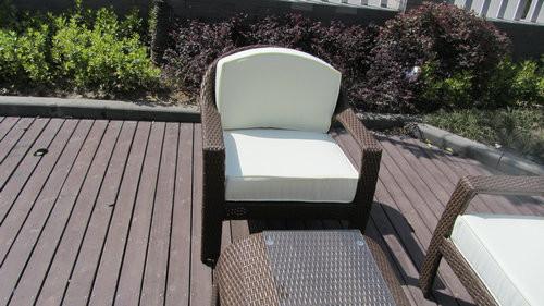 European Style Hand-Woven Outdoor Rattan Furniture Sofa Chair