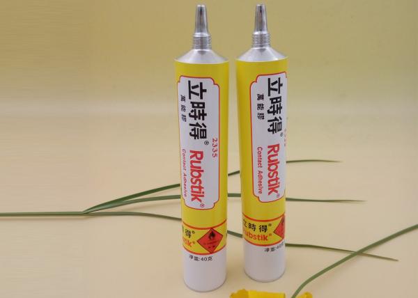 3-120ml Volume Aluminum Collapsible Tubes , Empty Glue Empty Ointment Tubes