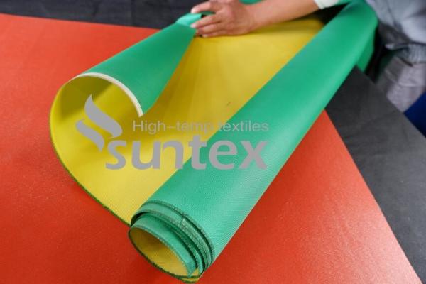O Pvc acrílico do plutônio do silicone da tela de alta temperatura revestiu o pano da tela da fibra de vidro