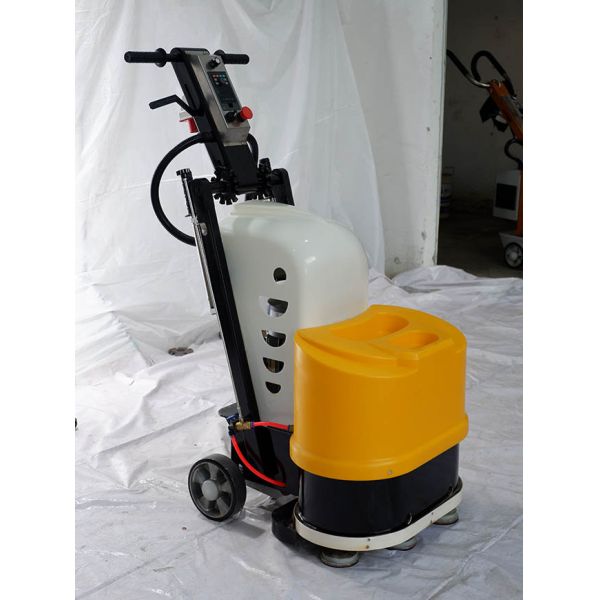 Two Heads Single Phase 30L Terrazzo Polishing Machine For Hotel Home Warehouse