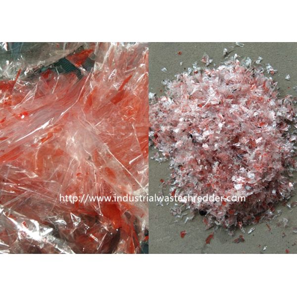 Durable Plastic Film Cutting Machine HDPE / LDPE / PVB / PP / PE / TPU Films Industry Shredder