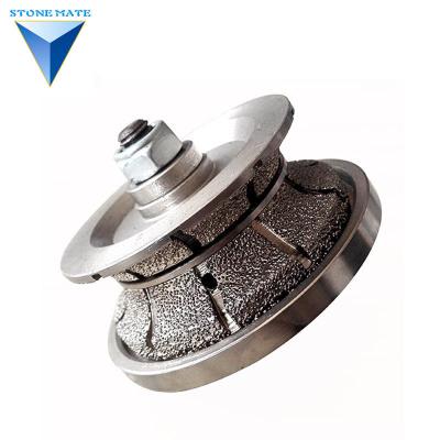Sharp Diamond Hand Profiling Stone Router Bit Internal Thread For Marble Granite Edge Profile